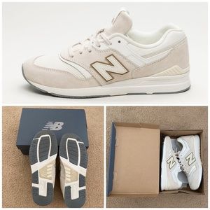 NEW BALANCE 697 Angora Cream Nude Sneakers WL697CD NEW BALANCE 697 Angora Cream Nude Sneakers WL697CD